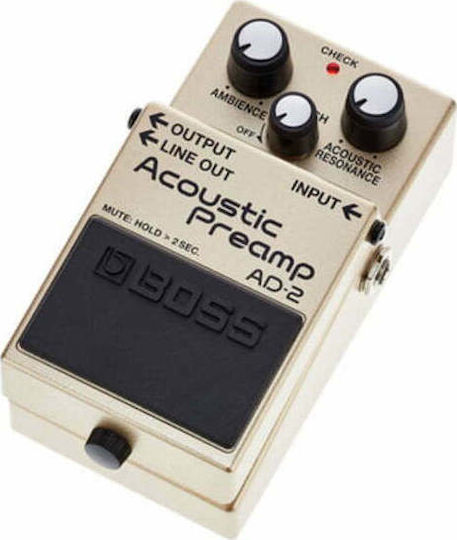 Boss AD-2 Acoustic Pedale Vorverstärker Elektroakustische Instrumente