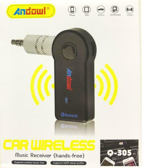 Andowl Q-305 Sound System Bluetooth Car Kit (AUX / Audio Receiver)