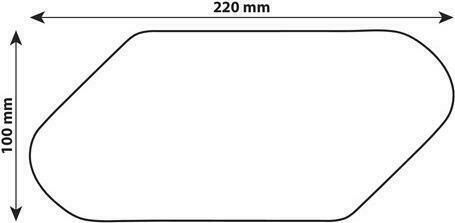 Lampa Grip-Tank X1 Adhesive Tank Protection Black