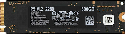 Crucial P5 SSD 500ГБ M.2 NVMe PCI Express 3.0 CT500P5SSD8