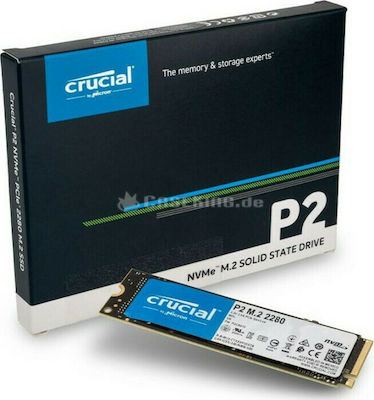 Crucial P2 SSD 1TB M.2 NVMe PCI Express 3.0 CT1000P2SSD8