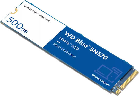Western Digital Blue SN570 SSD 500GB M.2 NVMe PCI Express 3.0 WDS500G3B0C