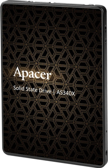 Apacer AS340X SSD 240GB τύπου 2.5'' με σύνδεση SATA III AP240GAS340XC-1