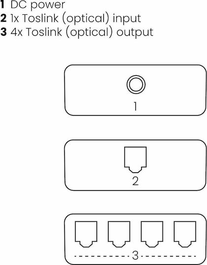 Marmitek Converter Toslink female to Toslink female 1pcs 8205