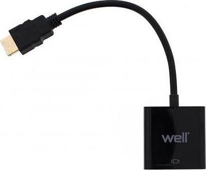 Well Converter HDMI male to VGA female 1pcs 16004