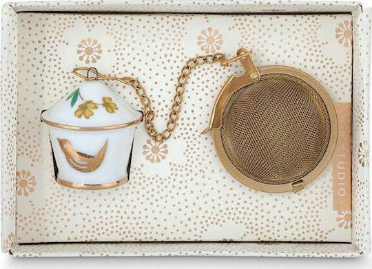 PiP Studio Floral Чайно яйце с верига Неръждаема стомана 1бр 51.018.065 PiP Studio Floral Чайно яйце с верига Неръждаема стомана 1бр 51.018.065