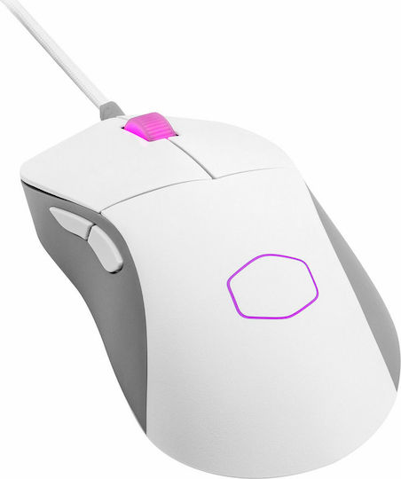 CoolerMaster MM730 RGB Геймърска Мишка 16000 DPI Бял
