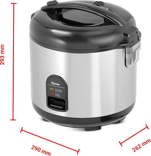 Bartscher Rice Cooker 700W cu Capacitate 1.8lt