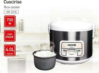 Hoomei Rice Cooker 700W με Χωρητικότητα 1.8lt