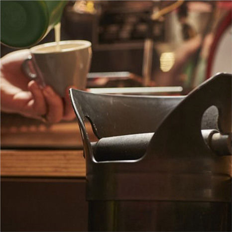 Rhino Coffee Gear Thumpa 860 Recipient de Bătut Cafeaua din Plastic 16x16x86cm. Negru