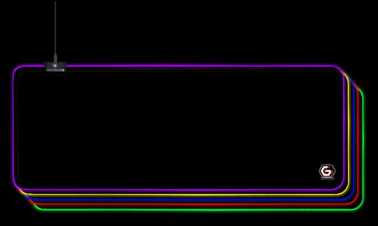 Gembird MP-GAMELED-L Gaming Mouse Pad XXL (800mm) with RGB Lighting Black