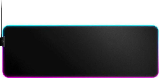 SteelSeries Qck Prism Cloth Gaming Mouse Pad XXL (900mm) with RGB Lighting Black 63826