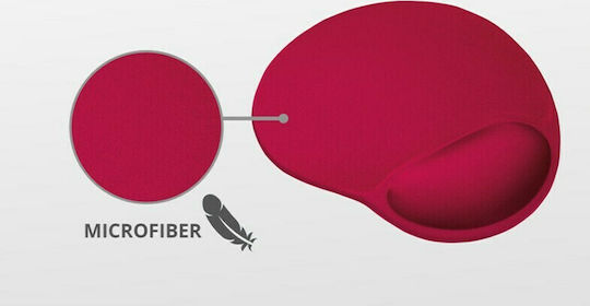 Trust Bigfoot Gel Mouse Pad (205mm) with Wrist Support Red 20429