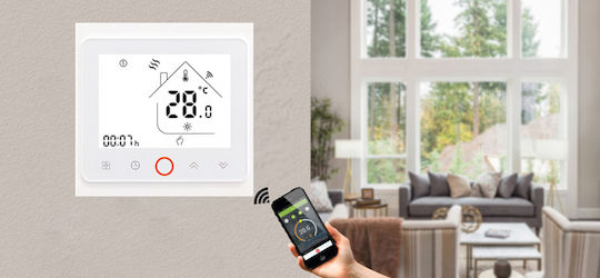 BHT-002-GCLWDB Smart Digital Thermostat with Touch Screen και Wi-Fi