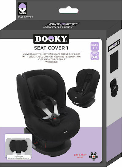 Dooky Car Seat Cover Black DK-