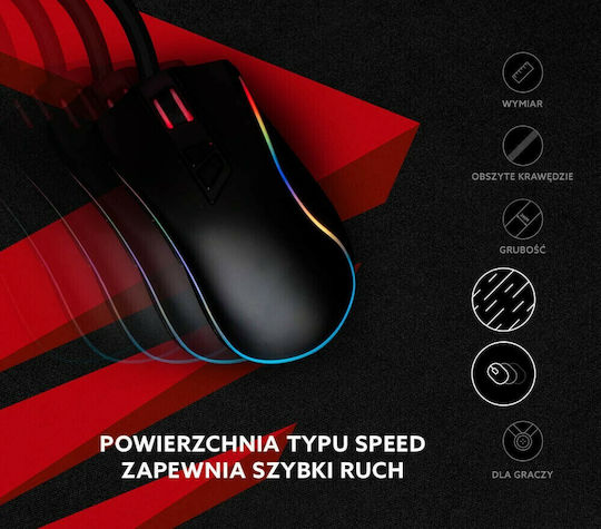 Savio Turbo Dynamic Gaming Mouse Pad XL (700mm) Black GTDL