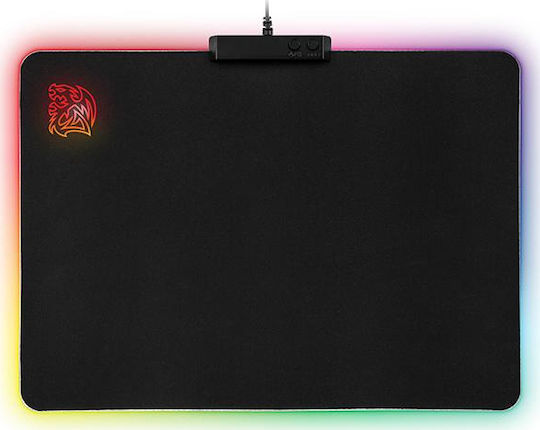 Thermaltake Draconem RGB Padele Pentru Mouse Gaming Din Material Mediu (355mm) Cu Iluminare RGB Neagră MP-DCM-RGBSMS-01