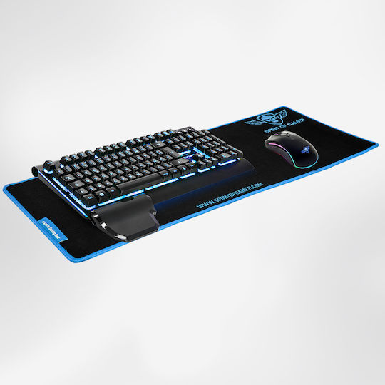 Spirit of Gamer Winged Skull Gaming Mouse Pad (296mm) Μπλε SOG-PAD01MB
