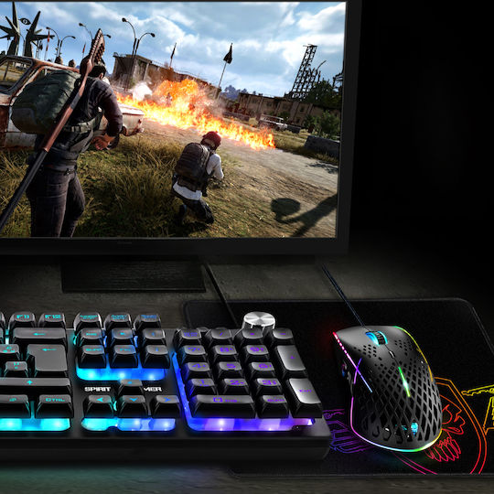 Spirit of Gamer Darkskull Gaming Mouse Pad Medium (330mm) Black SOG-PAD02M