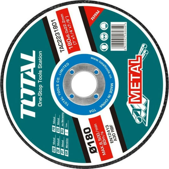 Total Disc de șlefuire pentru Μetal 180mm Set de 1buc
