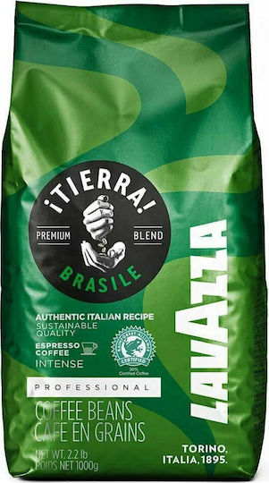 Lavazza Кафе Еспресо Бразилско Tierra Classic на Зърна 1kg