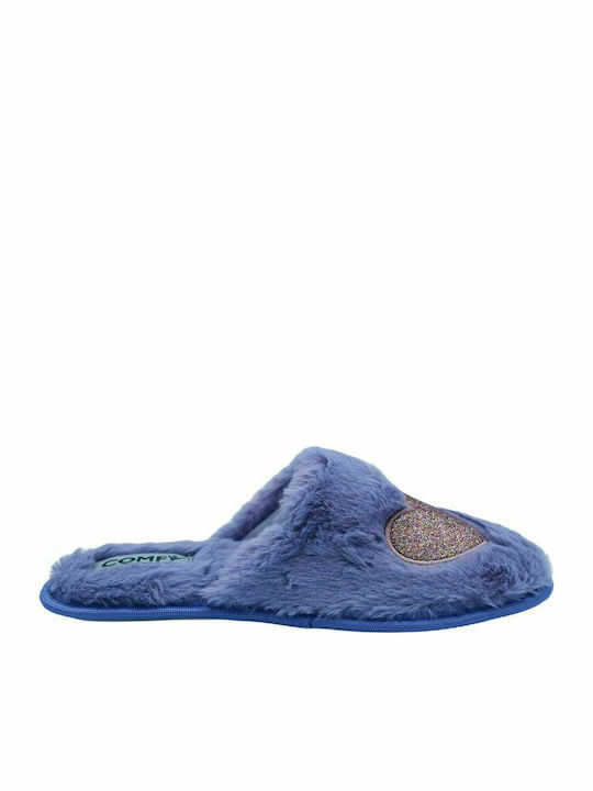 Comfy Anatomic Women's Slippers with Fur 20055710 Lilac