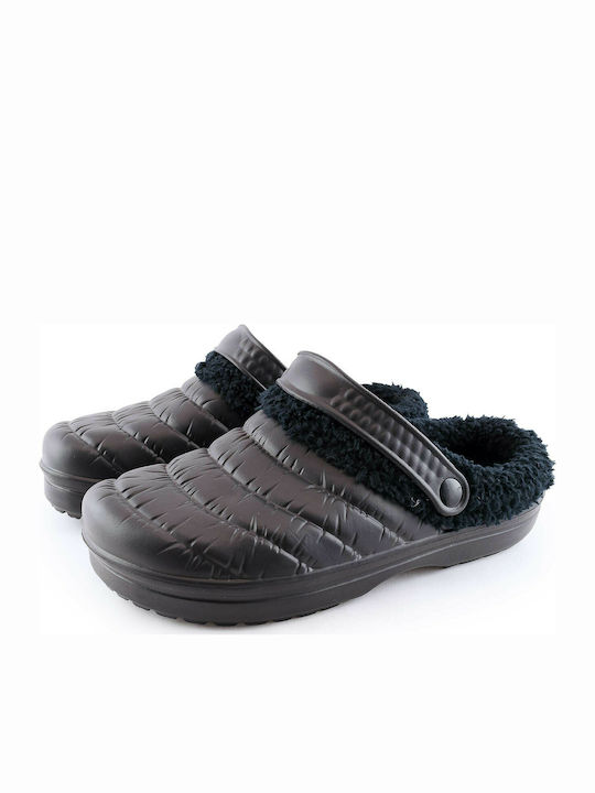 Love4shoes 392-0002 Men's Slipper Black