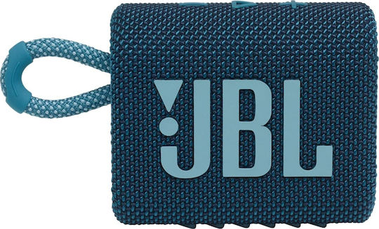 JBL Go 3 Waterproof Bluetooth Speaker 4.2W with Battery Life up to 5 hours Blue