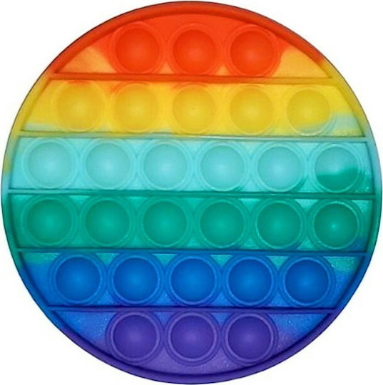 VS Anti Stress Fidget Bubble Pop Silikonring Regenbogen