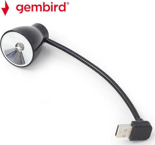 Gembird NL-02 USB Notebook Light LED σε Μαύρο Χρώμα