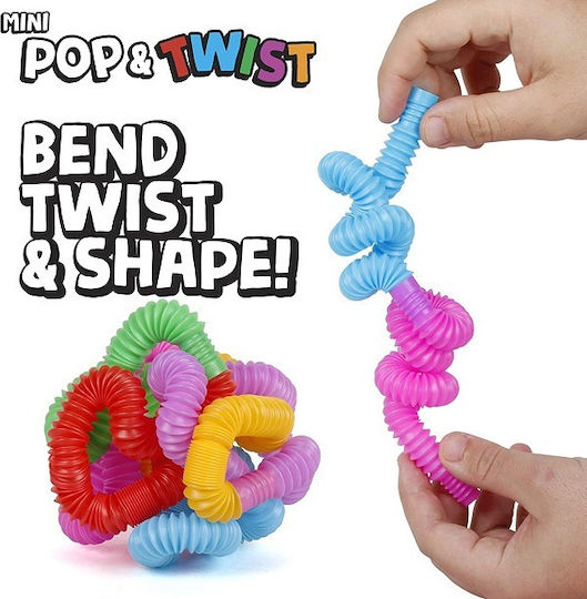 Fidget Tube Cu Sunet Plastic Violet