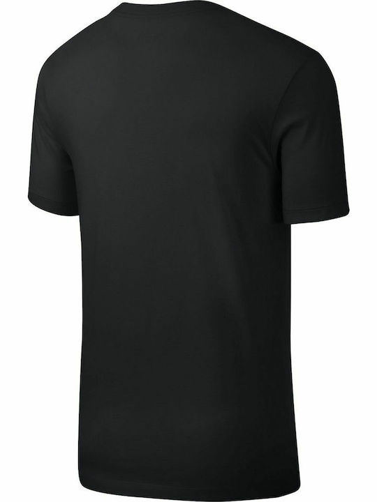 Sportswear Club Αθλητικό T-shirt Μαύρο