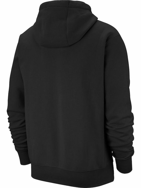 Club Sweatshirt mit Kapuze Schwarz