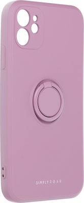 Roar Amber Silicone Back Cover Purple (iPhone 11)