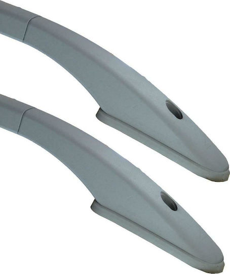 Omtec Aluminum Car Roof Bars 186cm for Nissan Qashqai 07-14 for Cars with Factory Bars Set with Roof Rack Legs Silver