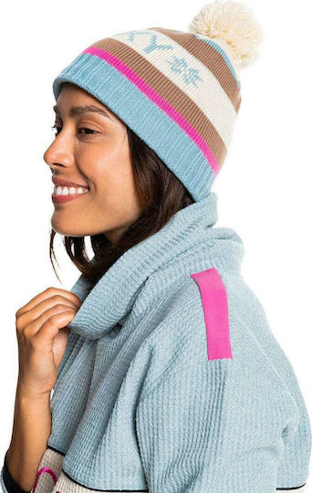 Maeley Knitted Beanie Cap Beige