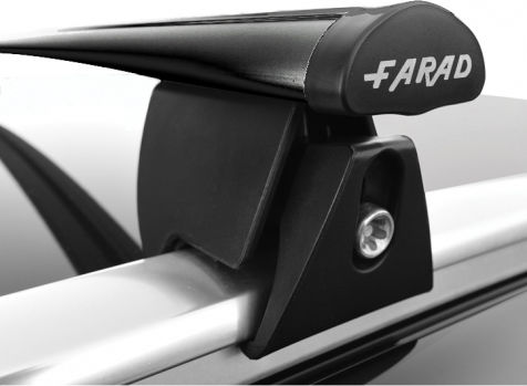 Farad BS 059 für Nissan Qashqai (mit Dachträgerfüßen und Schloss) Schwarze