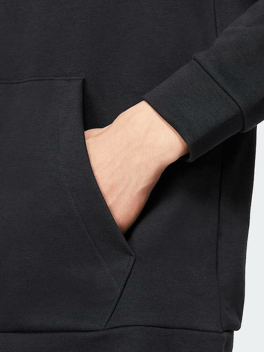 Dri-Fit Ζακέτα με Κουκούλα Μαύρη