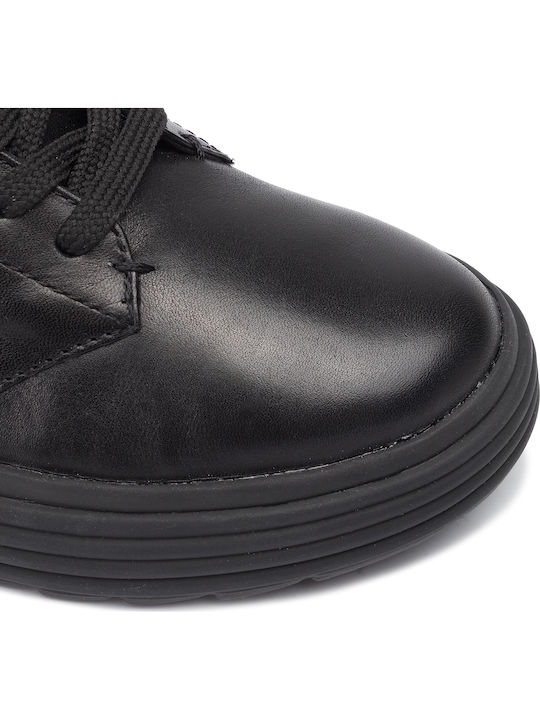 D Phaolae A Leather Women's Ankle Boots Black