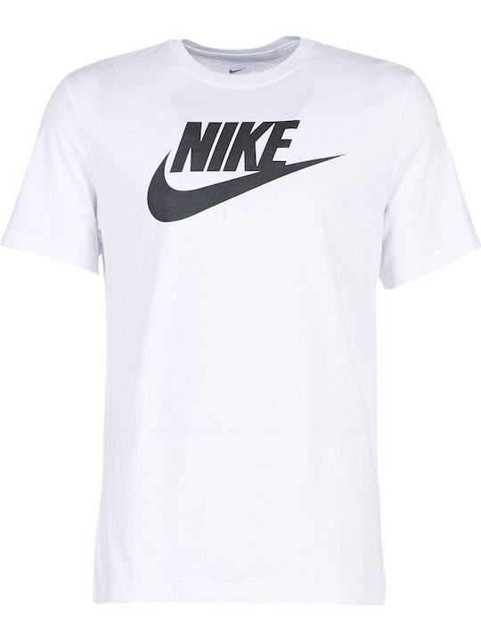 Nike Icon Futura Sportliches T-Shirt Weiß