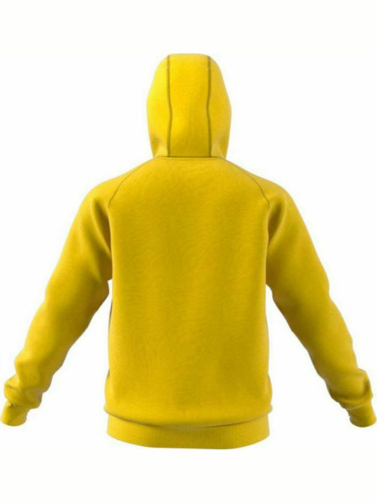Core 18 Sweatshirt Fleece mit Kapuze Gelb