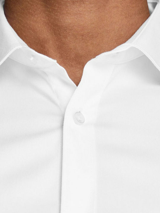 Long-sleeved Cotton Shirt White