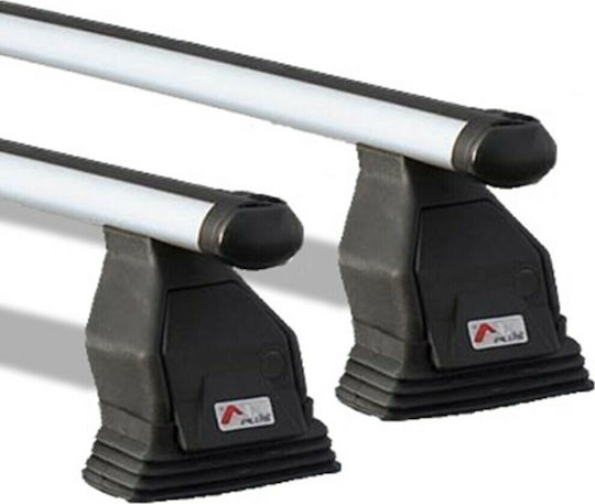 Menabo 112cm. (with Roof Rack Legs) Silver