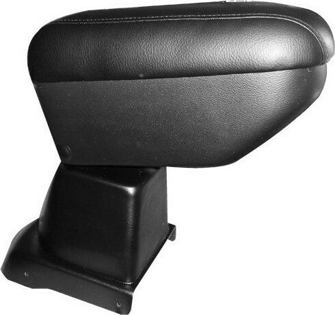 Cik Car Leather Armrest for Volkswagen Polo 2009+ 5 Black