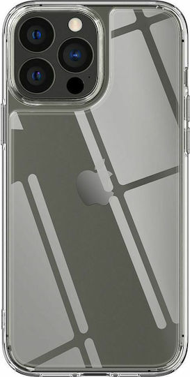 Spigen Quartz Hybrid Back Cover Σιλικόνης Crystal Clear (iPhone 13 Pro Max)