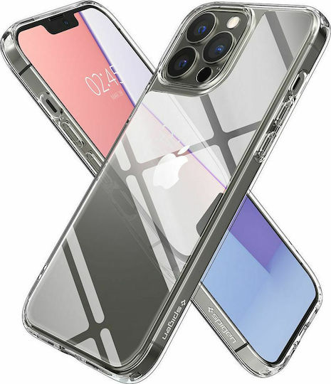 Spigen Quartz Hybrid Back Cover Σιλικόνης Crystal Clear (iPhone 13 Pro Max)