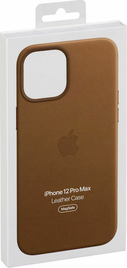 Apple Leather Case with MagSafe Back Cover Leather Brown (iPhone 12 Pro Max)