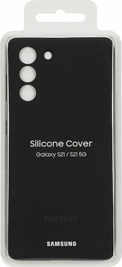 Samsung Silicone Cover Задна корица Силикон Черен (Galaxy S21 5G) EF-PG991TBEGWW