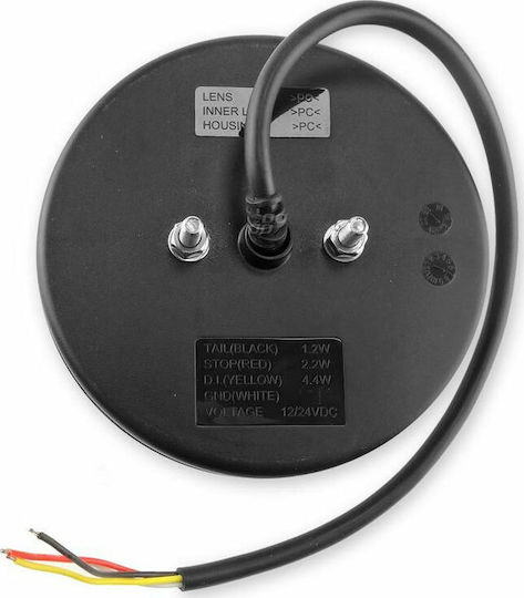 AMiO Φως Τρέιλερ LED Αδιάβροχο RCL-06-LR με Βίδες 10 - 30V 1τμχ