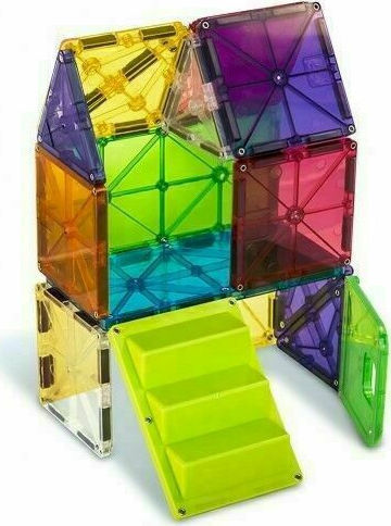 Magna-Tiles Μαγνητικό Παιχνίδι Κατασκευών Mixed Colors για Παιδιά 3+ Ετών